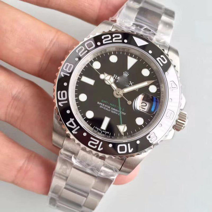 GMT MASTER II 116710LN 40MM NOOB FACTORY BLACK DIAL